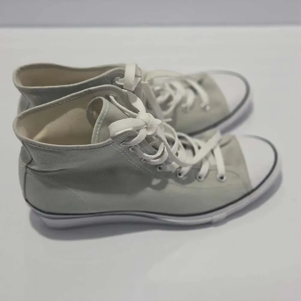 Converse Chuck Taylor All Star Hidden Wedge High Top Sneakers in Grey